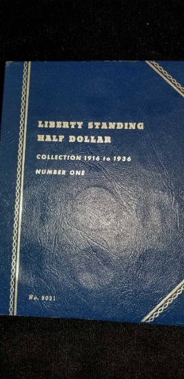 Whitman Archival Book Half Dollar 1916 to 1936