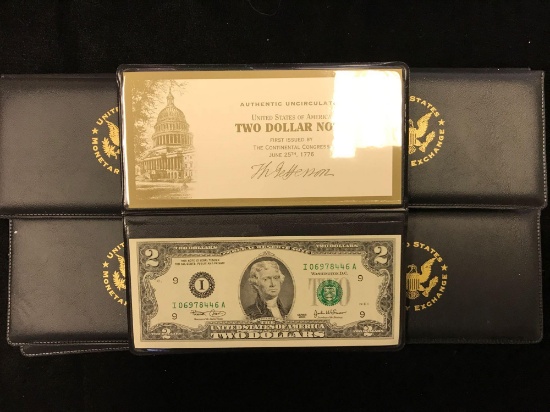 11 Uncirculated $2 Notes