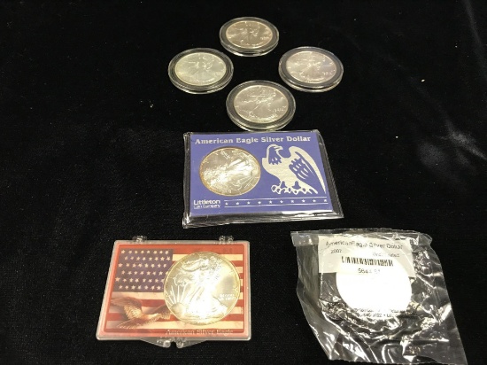 7 Silver Eagles