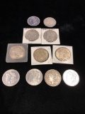 11 Morgan Silver Dollars