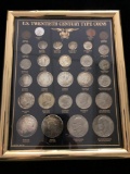 Framed Collection of US Twentieth Century Type Coins