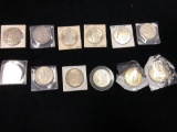 12 Morgan Silver Dollars