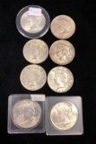 8 Peace Dollars