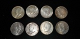 8 Kennedy Half Dollars