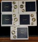 Lot of 5 United States Bicentennial Proof Sets