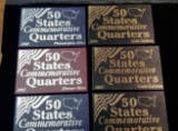 Lot of 6, 50 State Commemorative Quarter sets