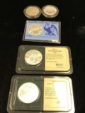 5 American Eagle Silver Dollars