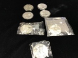 5 Walking Liberty Silver Dollars