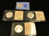 4 Walking Liberty Silver Dollars