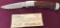 Limited Edition Buck Knife Model 531 Battle of Chan Cellorsville