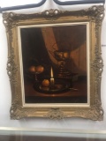 Original Oil on Canvas - Framed Signed A.V.D. Poorter