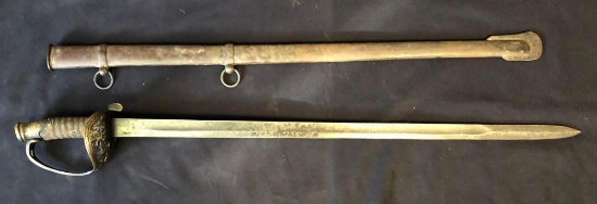 Confederate Field Officer's Sword Made by Boyle and Gambell