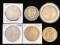 6 Morgan Silver Dollars