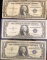 3 Silver Certificate $1 Bills