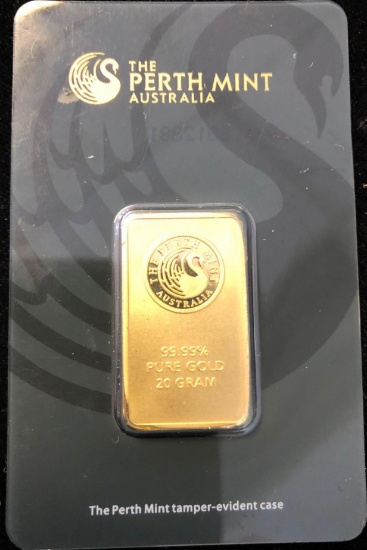 Perth Mint 20g Gold Bar