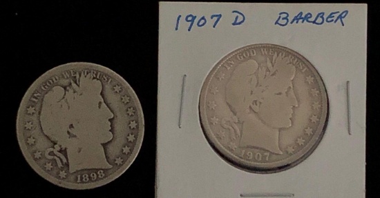 Barber Half Dollar Lot
