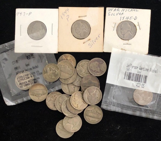 25 Wartime Nickels