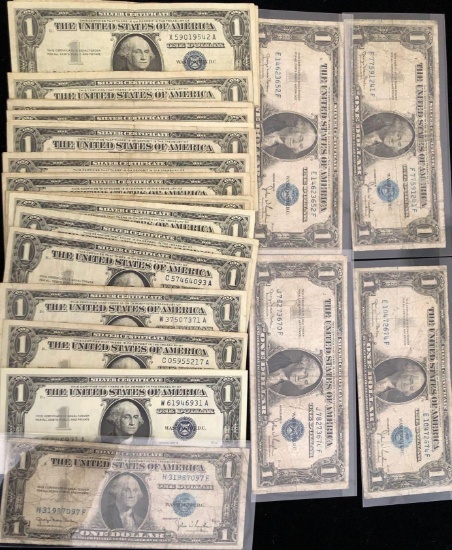 1 Lot of 30 $1 Silver Cert