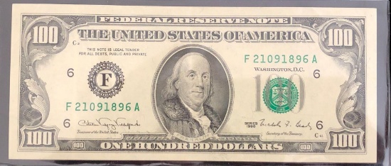 1990 $100 Federal Reserve Note