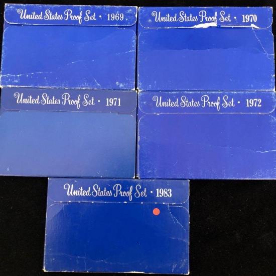 5 US Proof Sets