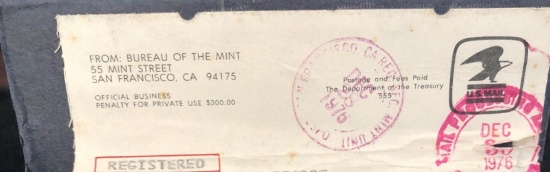 5 1976 US Proof Sets