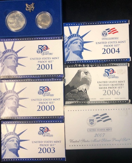 Lot of 7 Different Mint Sets