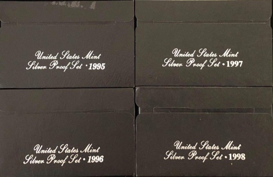 4 Mint Silver Proof Sets