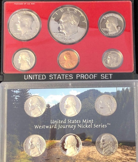 US Proof Set & Nickel Mint set