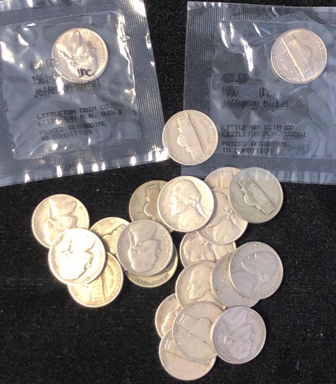Lot of Jefferson Nickels
