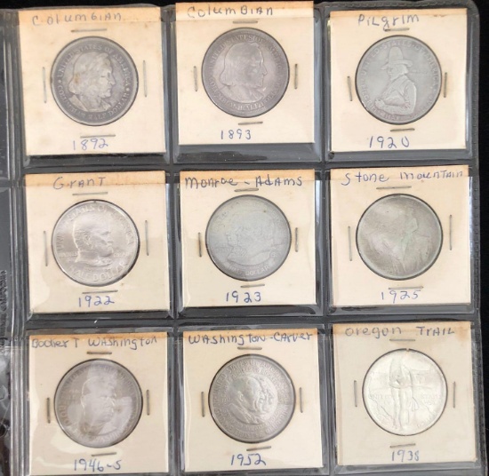 Lot of Commerative Half Dollars