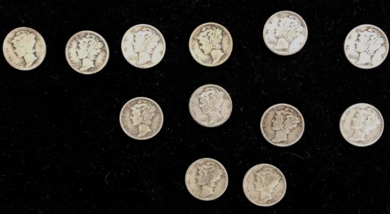 Mercury Dime Lot