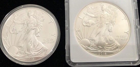 2 Walking... Liberty Silver Dolars