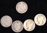 1887-S Seated Liberty Dime and Other Dimes