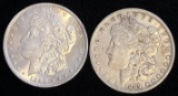 2 Morgan Silver Dollars