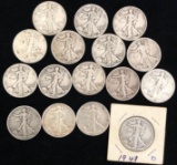 Walking Liberty Half Dollar Lot