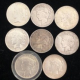 8 1922 Peace Silver Dollars