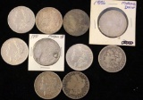 1 Lot of 10 Morgan Dollars