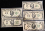 5 Federal Reserve Notes