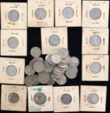 1 Lot of Approximately 50 Nickels