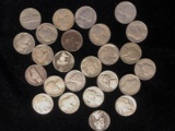 1 Lot of 25 US Nickels