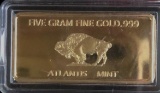5 Gram Gold Bullion