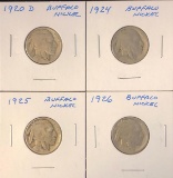 4 Buffalo Nickels