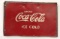 Vintage Metal Coca Cola Advertising Sign