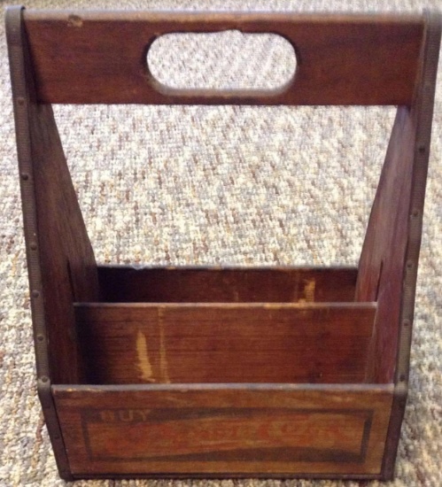 Vintage Pepsi Cola Wooden Crate