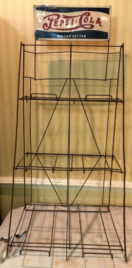 Metal Pepsi Cola Store Display For Cartons