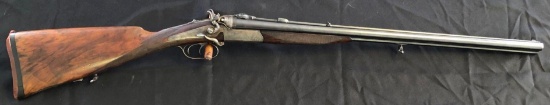 Schrot Kugel German Drilling Combo Gun, 2 Rifle Barrels and 1 Shotgun Barrel 16 ga