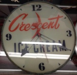 Crescent Ice Cream Clock...