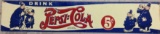 Pepsi Bobbsey Twin Metal Sign