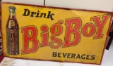 Vintage Metal Big Boy Drink Sign