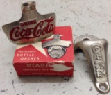 Two Vintage Star Coca Cola Openers